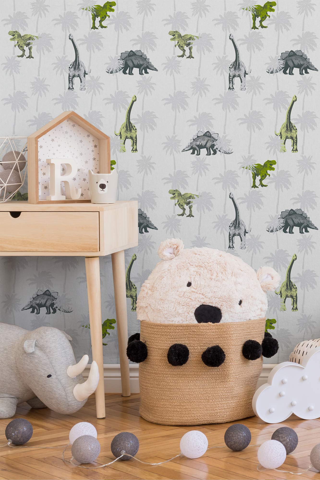 a-s-cr-ation-little-stars-35835-2-vliestapete-dino-grau image 5