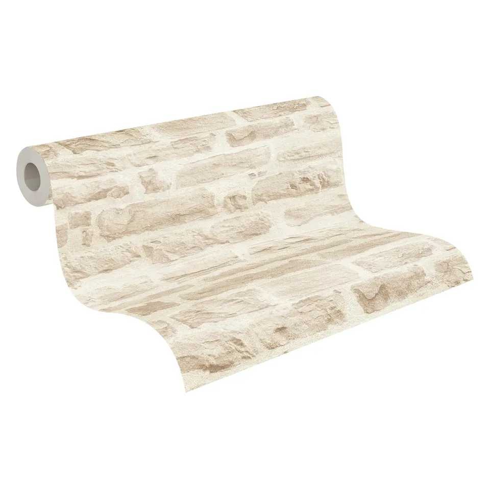 a-s-cr-ation-wood-n-stone-steintapete-beige-creme-355803 image 1