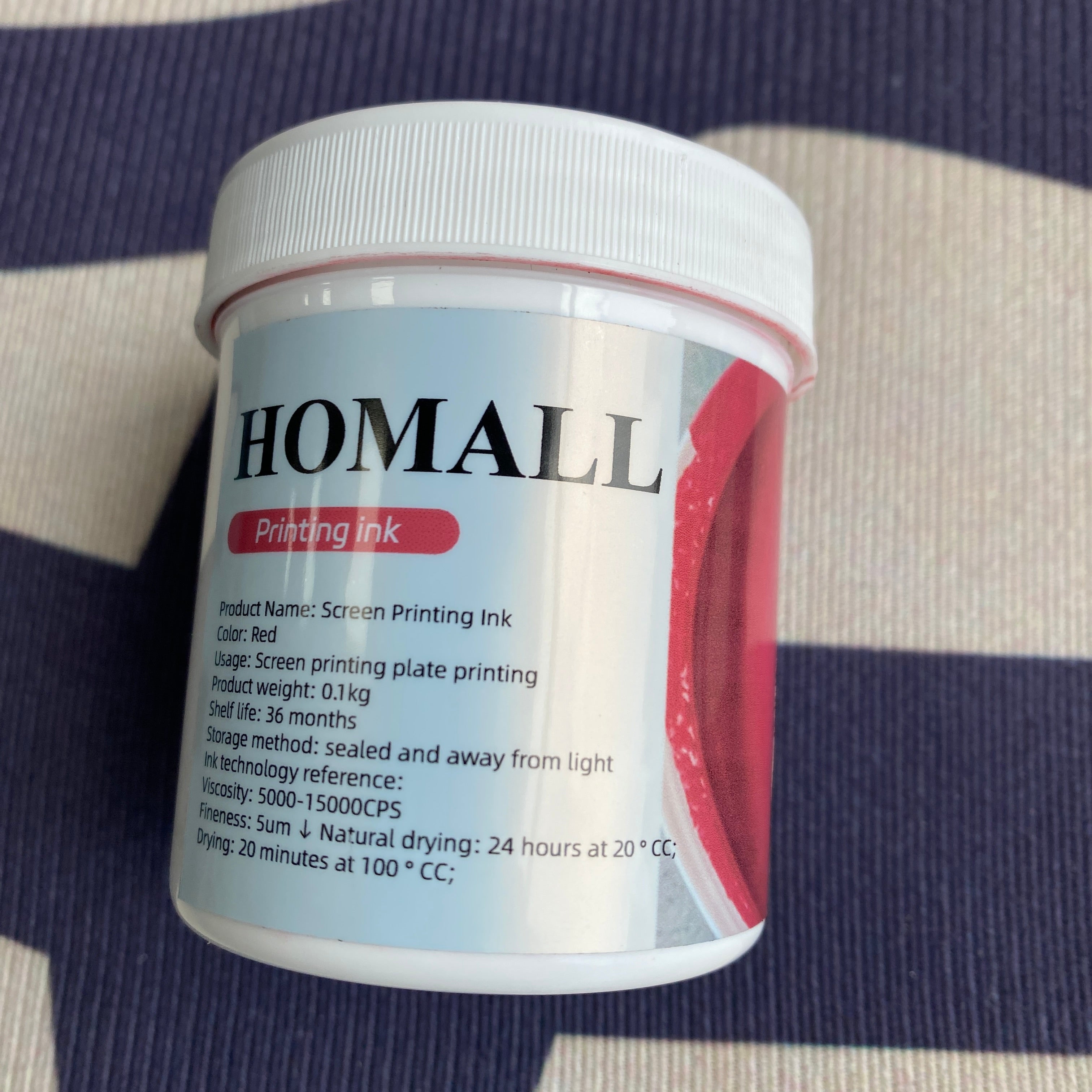 homall-shelf-siebdruckfarbe-rot-textilfarbe-t-shirt image 4