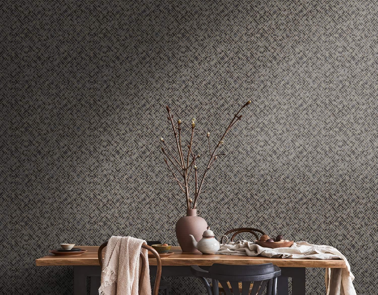 livingwalls-travel-styles-vliestapete-schwarz-gold-ornament-10-05m image 4