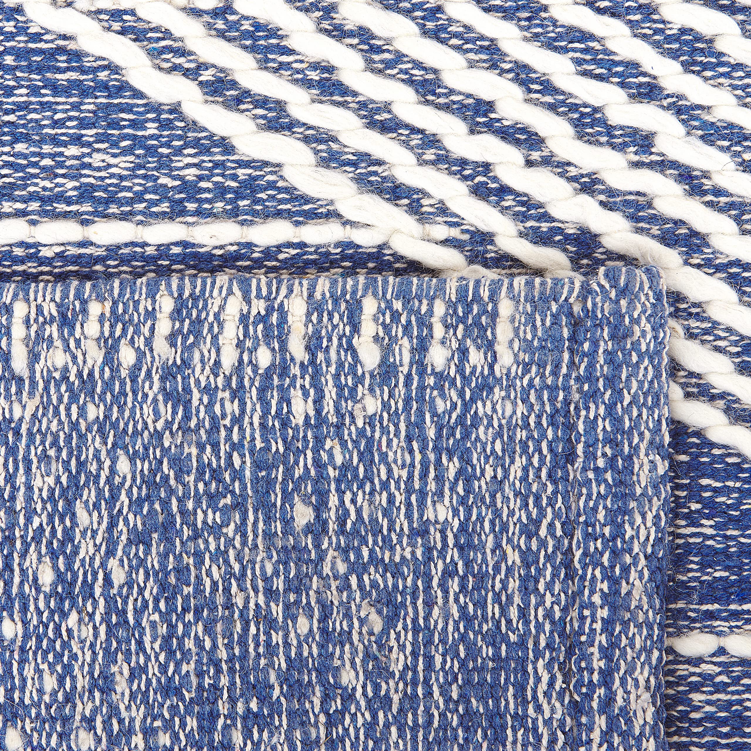 beliani-datca-teppich-wolle-beige-blau-200x200-cm image 5