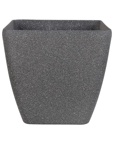 beliani-zeli-blumentopf-42x42-dunkelgrau-stein image 8