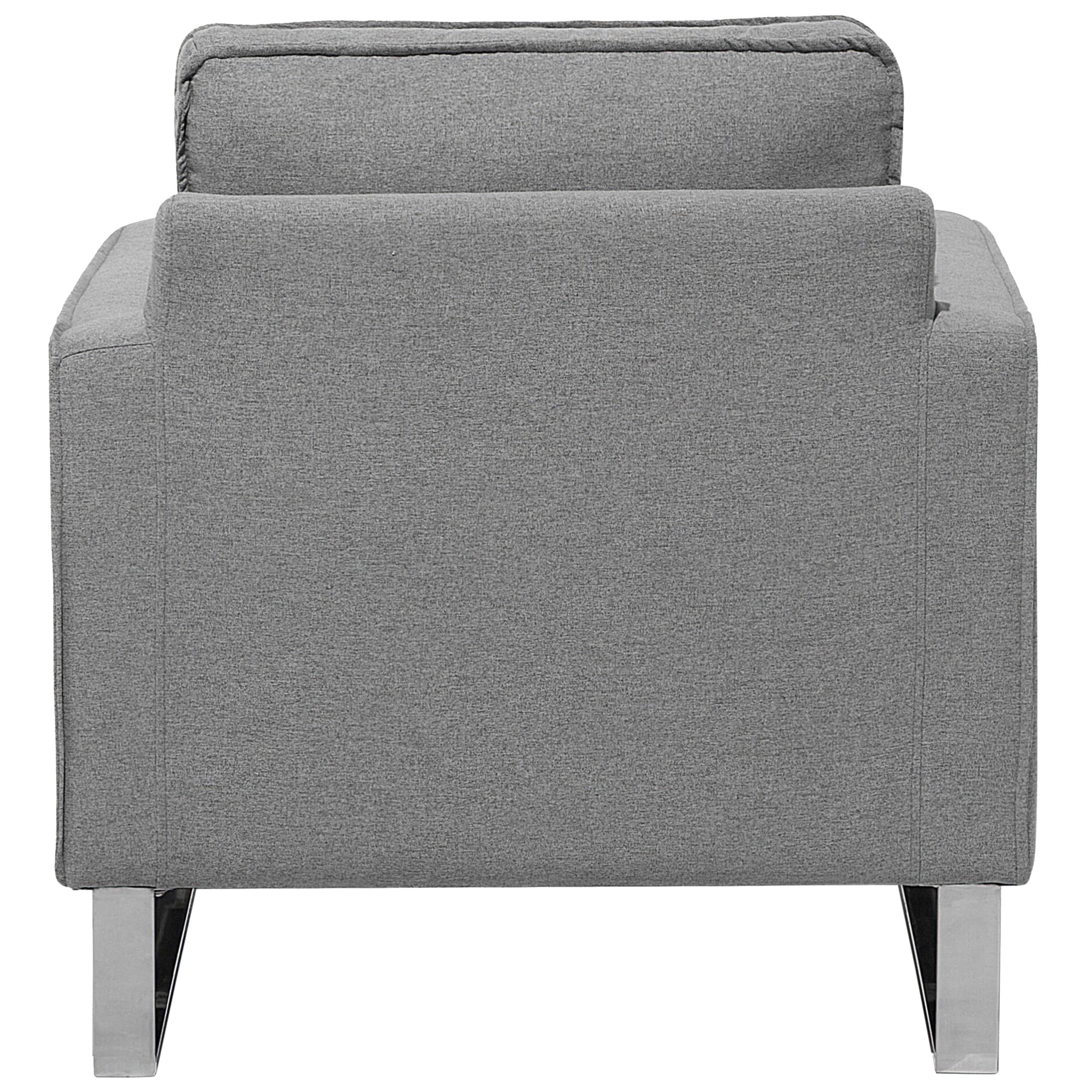 beliani-vind-retro-sessel-grau-stoff-mit-edelstahlkufen image 5