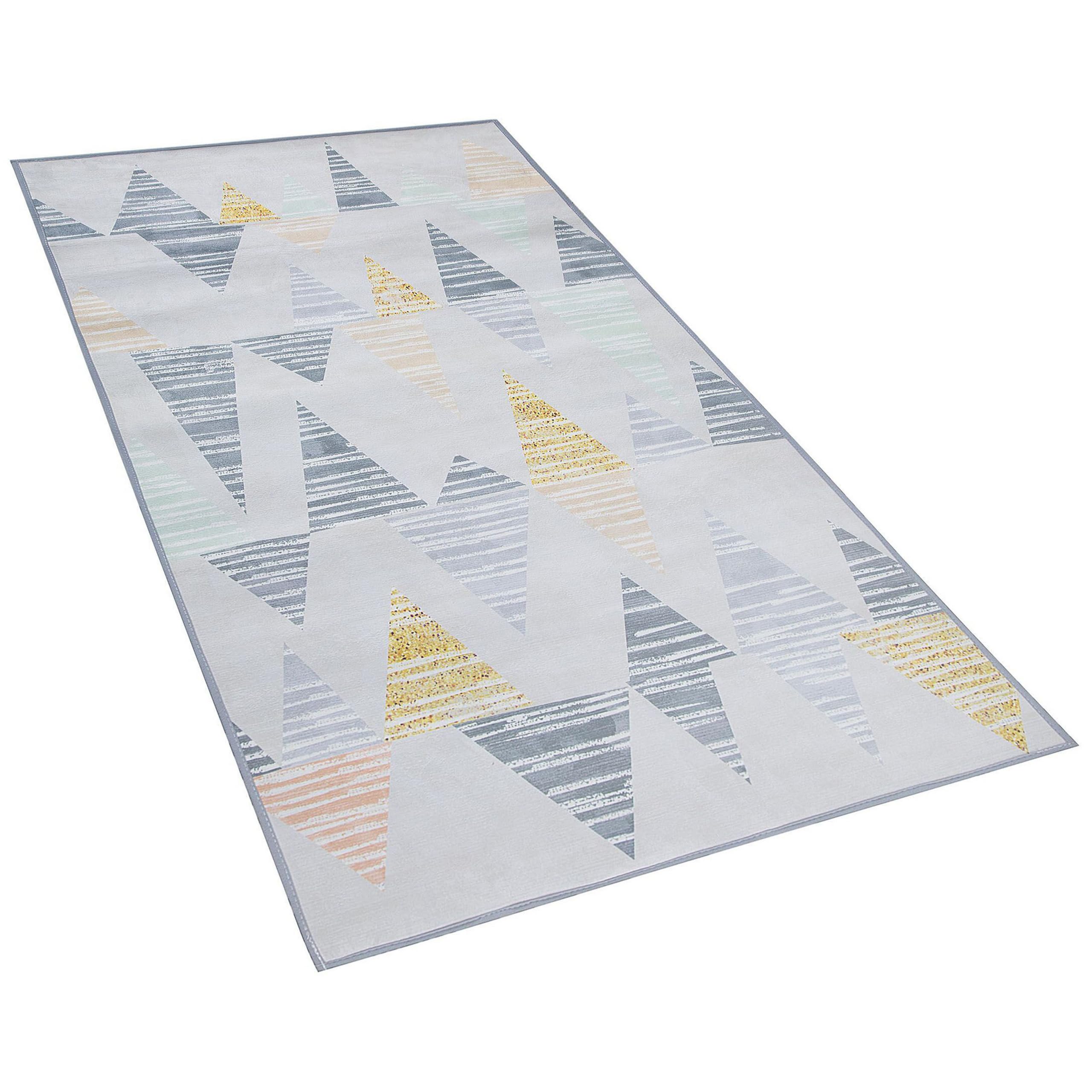 beliani-yayla-teppich-80-x-150-cm-grau-gelb-dreieckmuster image 4