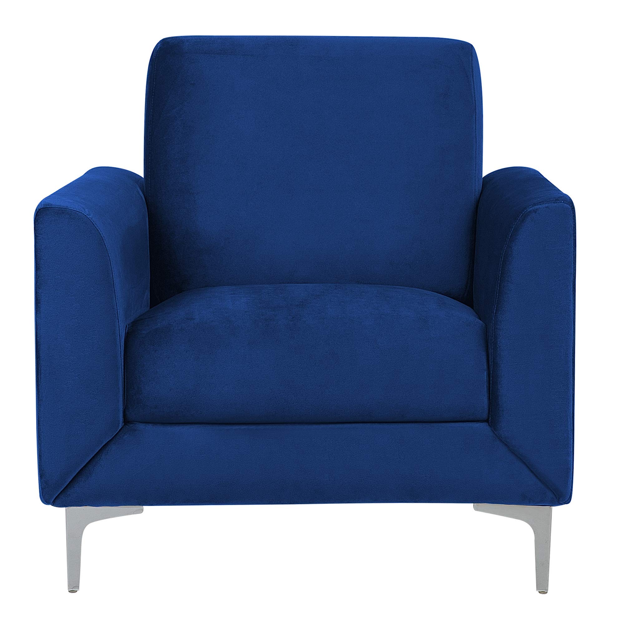beliani-fenes-sessel-samt-marineblau-moderne-form image 7