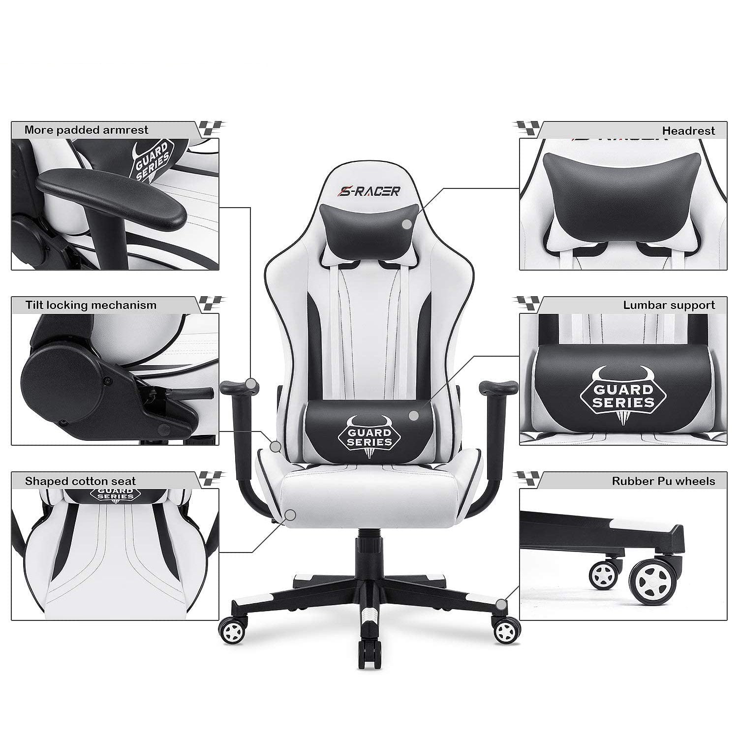 homall-gaming-chair-s-racer-gamer-stuhl-wei-mit-pu-leder image 4