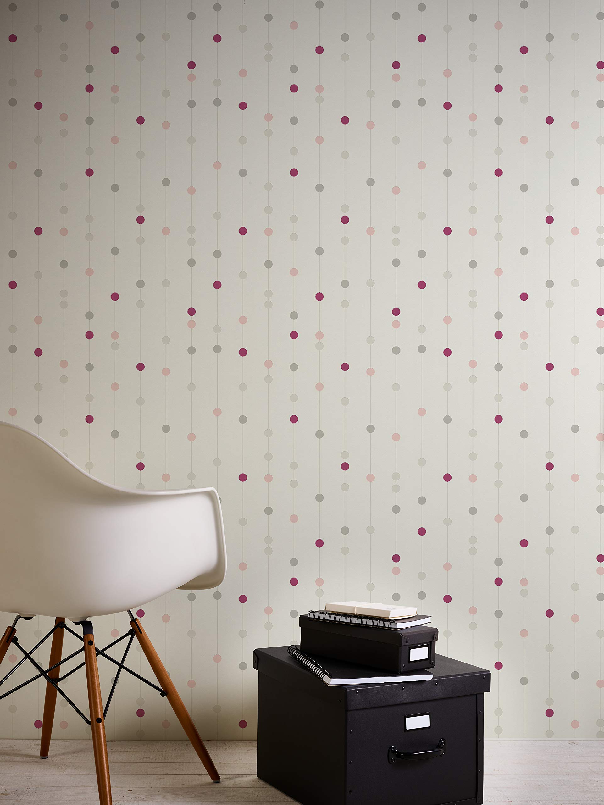a-s-cr-ation-life-3-208514-vliestapete-creme-rosa-punkte image 4