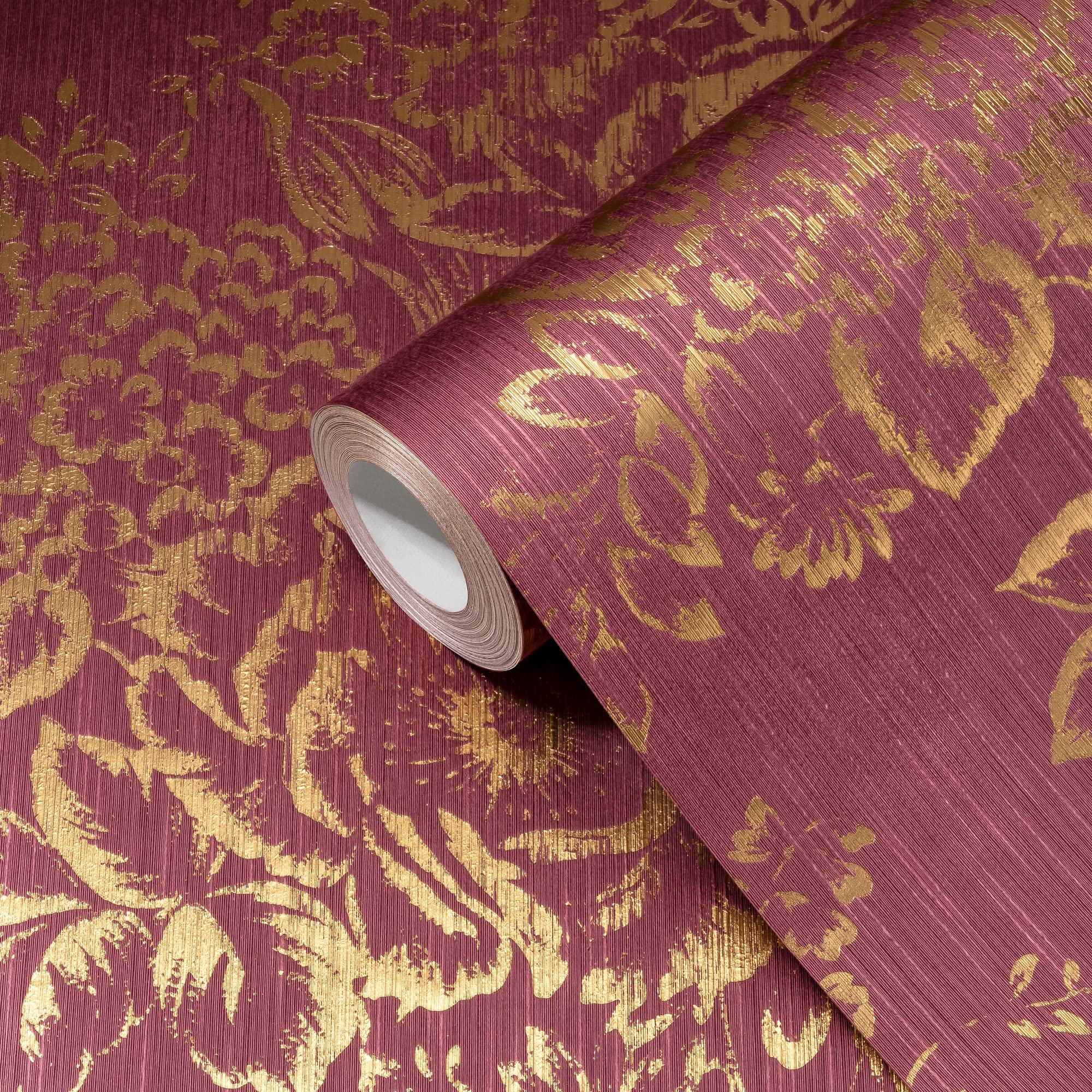 a-s-cr-ation-30657-6-textiltapete-blumen-metallic-rot-10-05m image 2