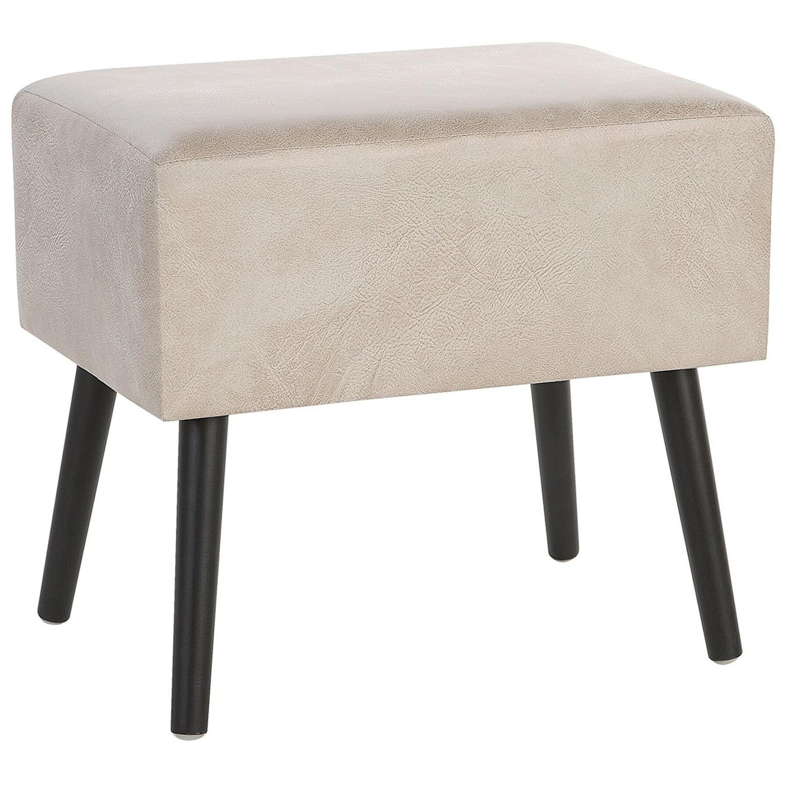 beliani-eurostar-nachttisch-beige-koffer-1-schublade image 6