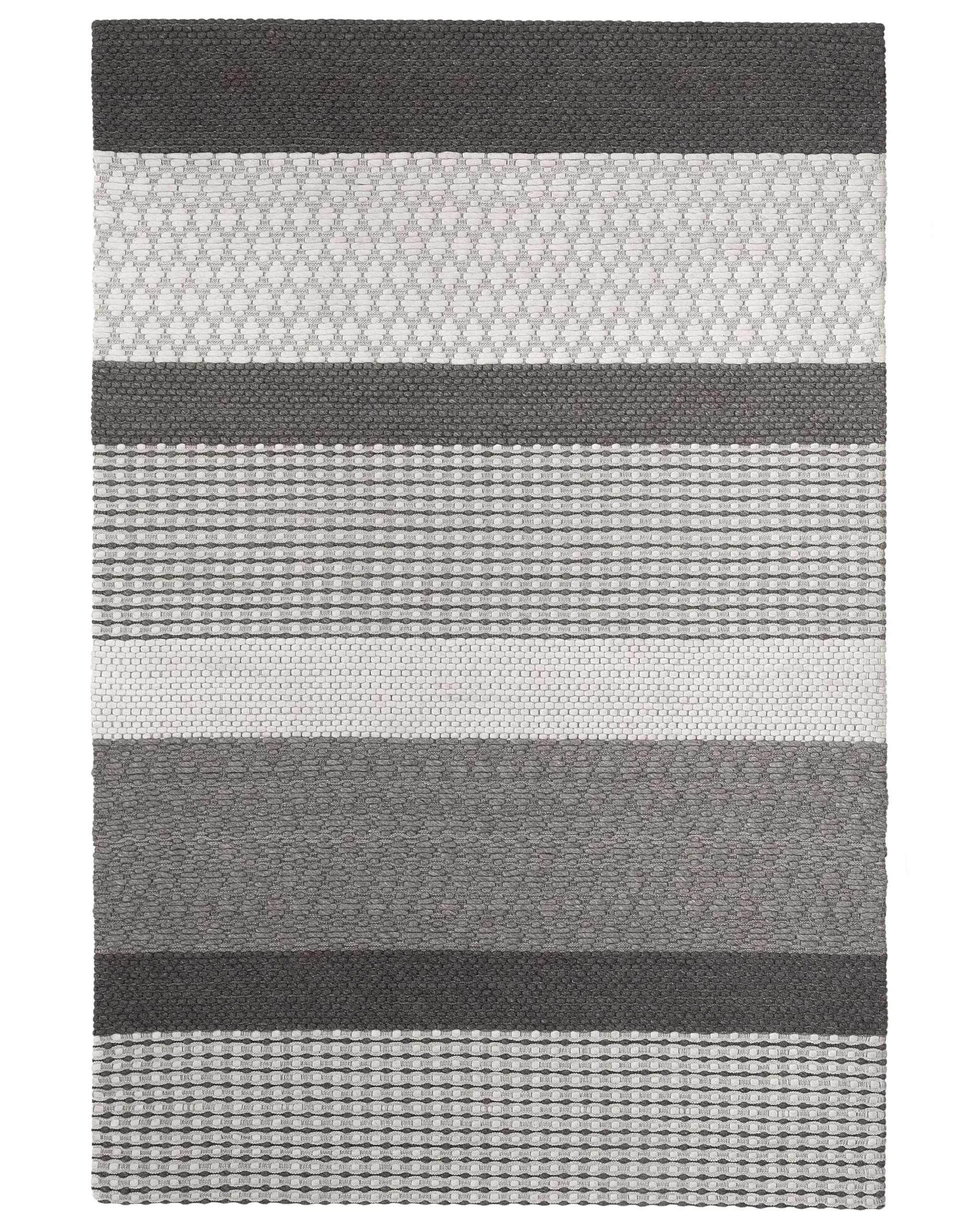 beliani-akkaya-teppich-80-x-150-cm-grau-streifen image 7