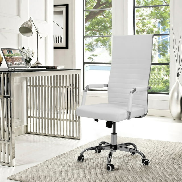 homall-office-chair-b-rostuhl-leder-schwarz-hoch image 7
