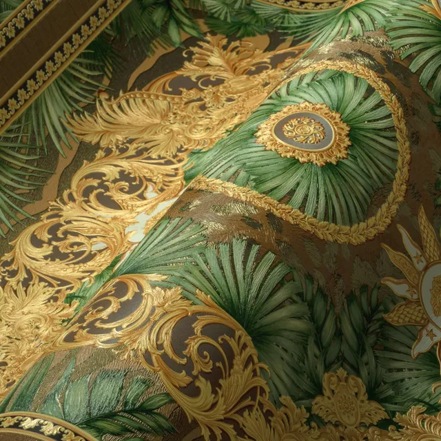 a-s-cr-ation-versace-387033-tapete-dschungel-gr-n-gold-vlies image 1