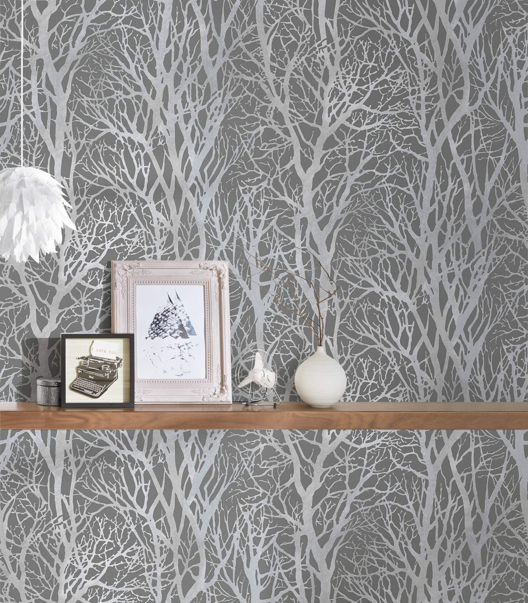a-s-cr-ation-vliestapete-wald-300943-silber-grau-metallic image 4