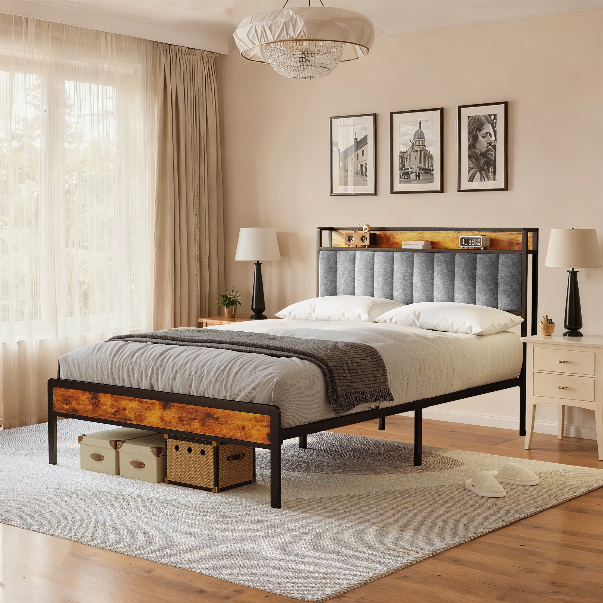 bealife-bf26-doppelbett-140x200-grau-mit-kopfteil image 6