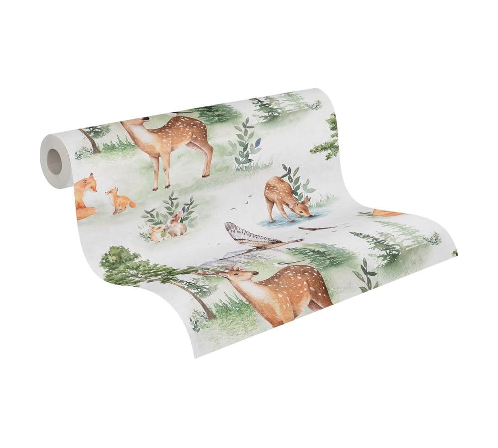 a-s-cr-ation-lilly-luis-koala-vliestapete-beige-gr-n-10-05m image 6