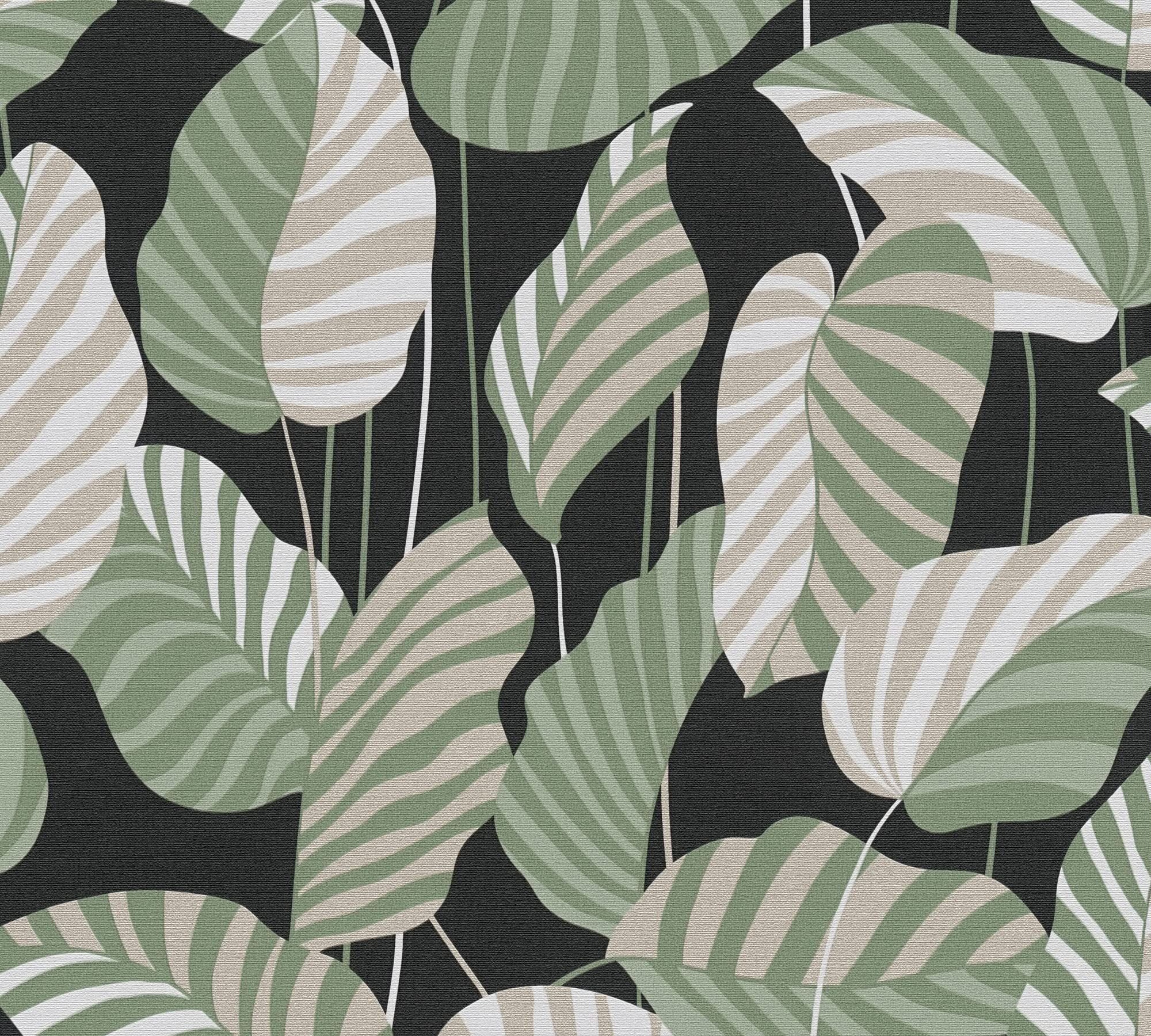 a-s-cr-ation-antigua-390942-vliestapete-schwarz-gold-floral image 5
