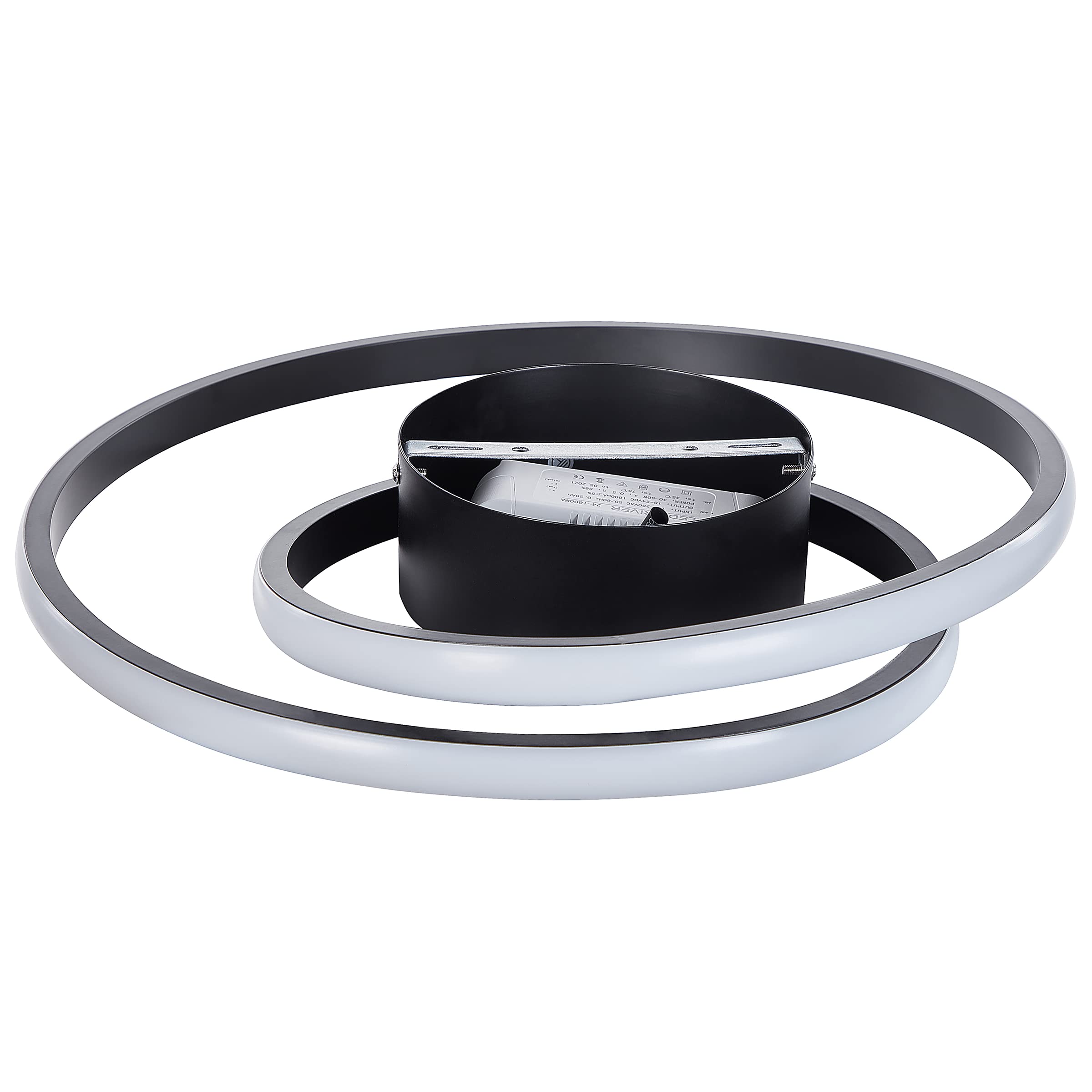 beliani-naryn-deckenleuchte-led-schwarz-spiral-wohnzimmer image 5