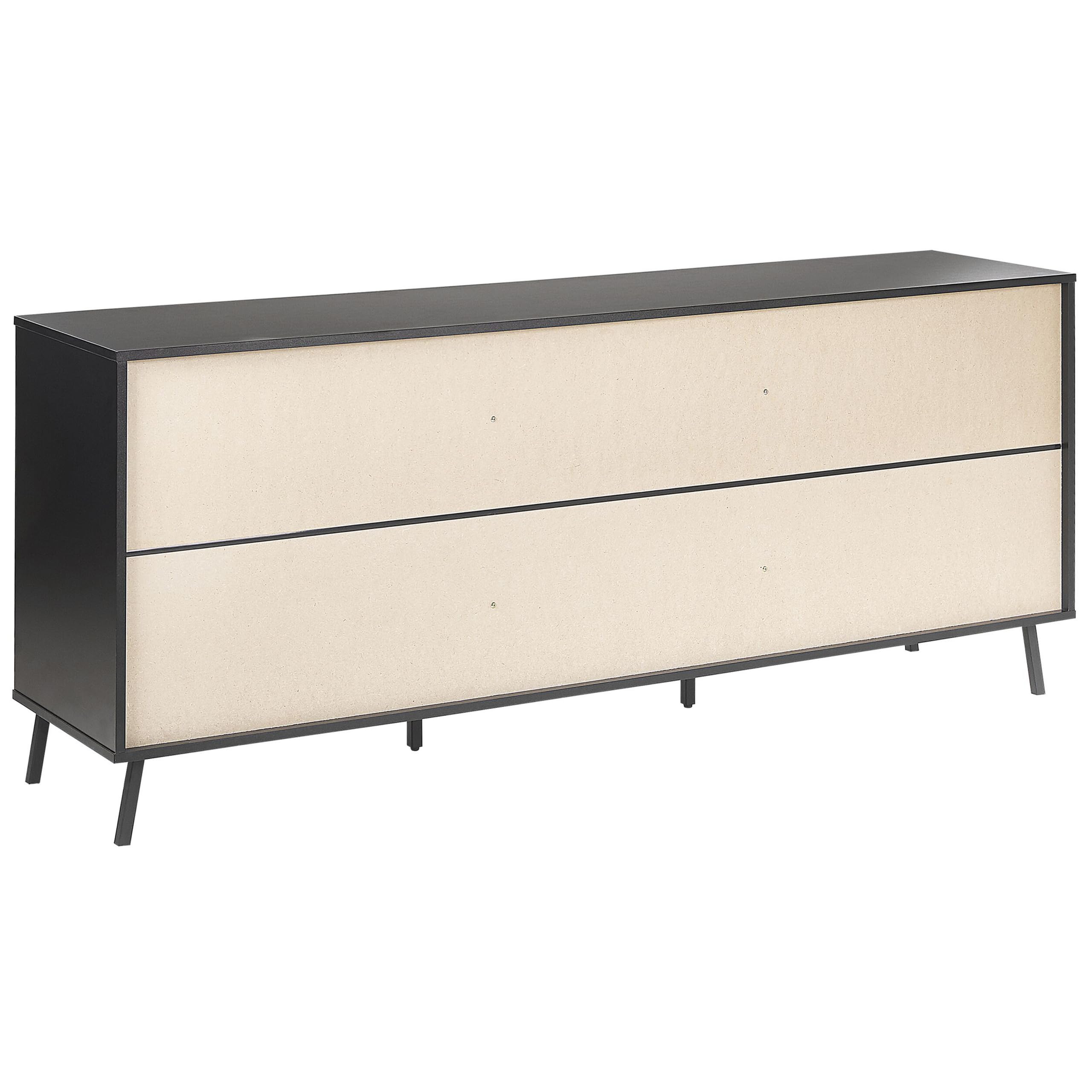 beliani-blackpool-sideboard-betonoptik-grau-schwarz-177x40x75-cm image 6