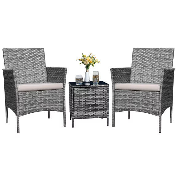 homall-patio-rattan-set-3-teilig-grau-beige-mit-tisch image 1