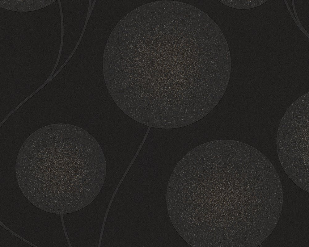 a-s-cr-ation-glitter-spot-30547-3-vliestapete-schwarz-metallic image 1