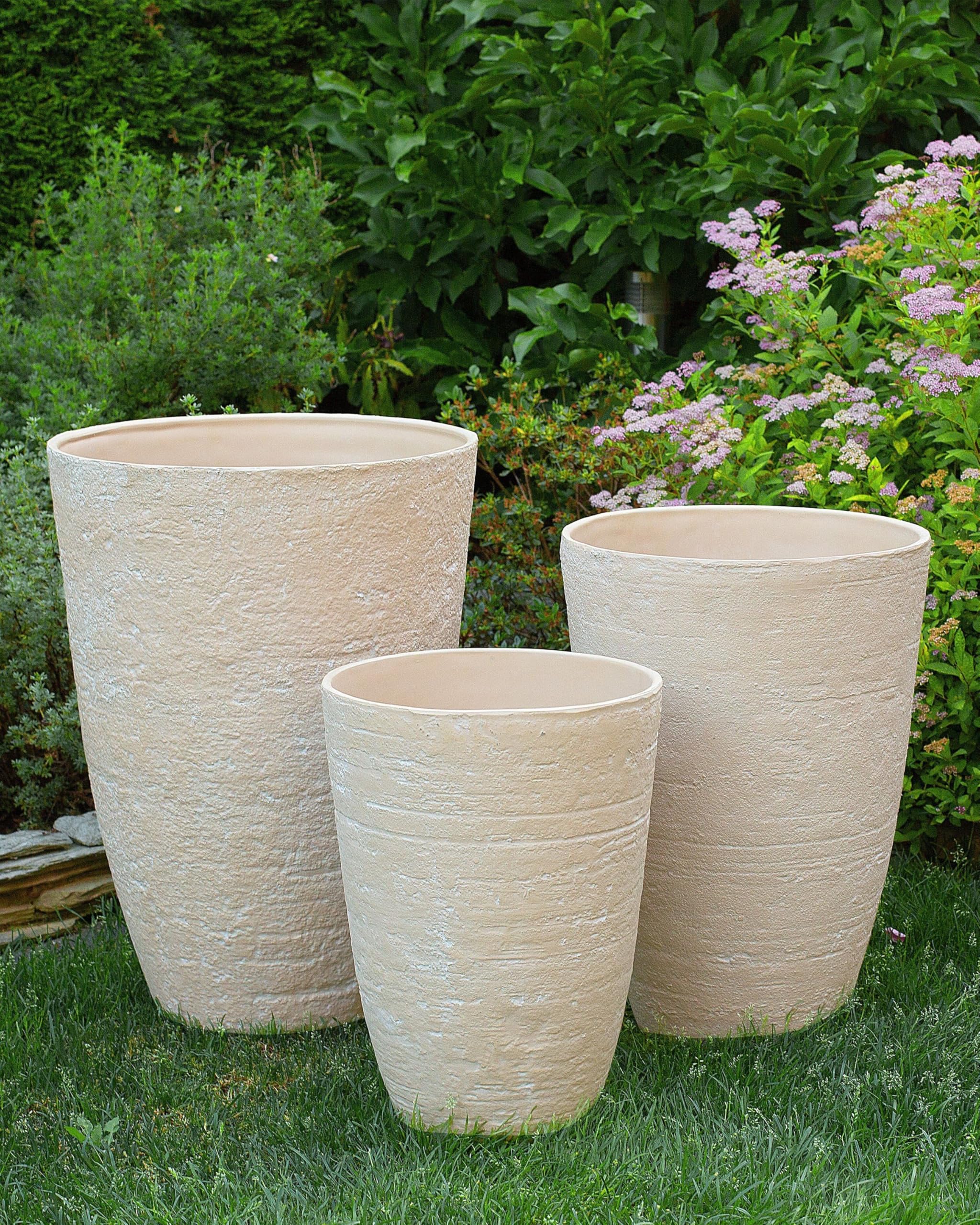 beliani-camia-blumentopf-beige-rund-35x50-cm-2er-set image 2