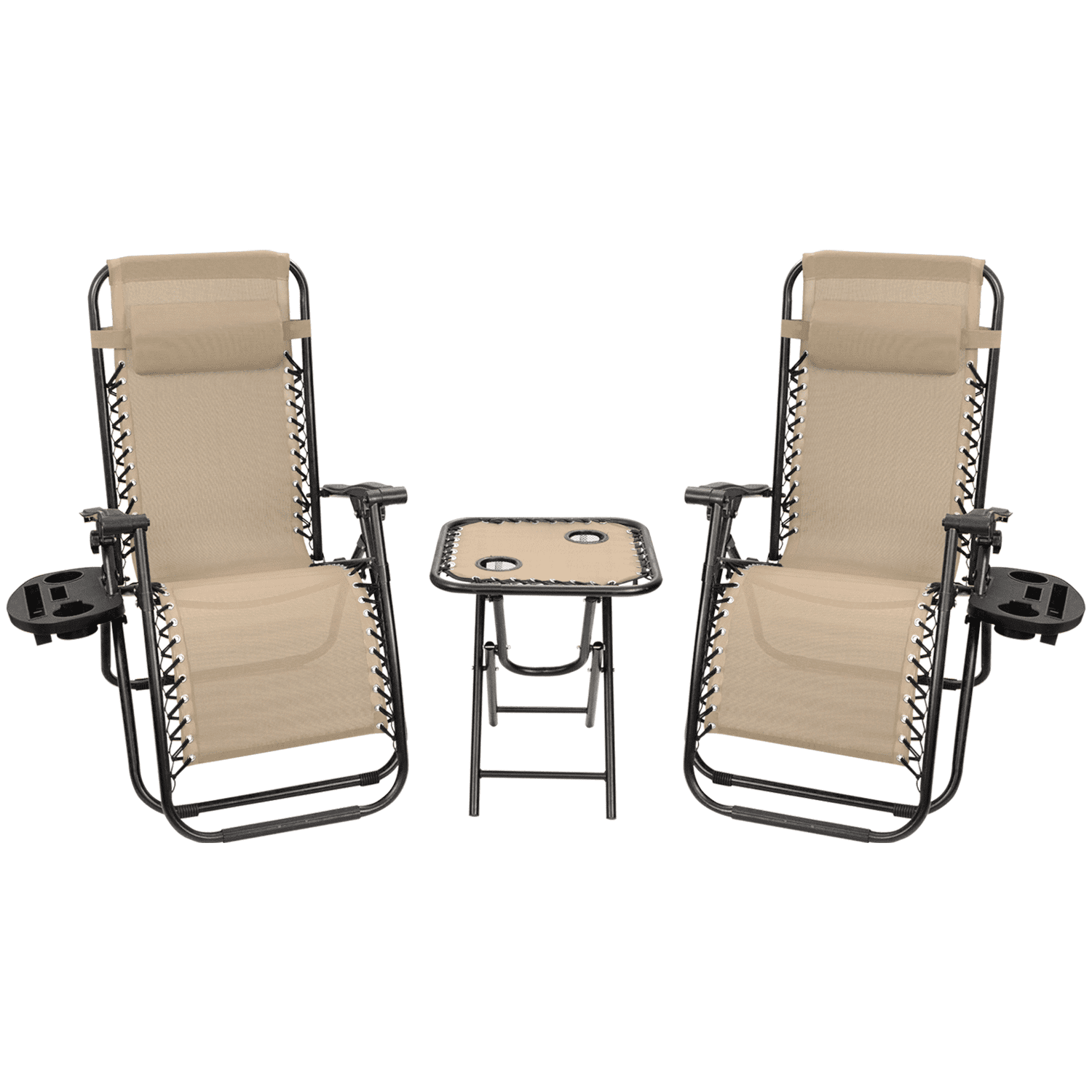 homall-patio-furniture-zero-gravity-set-beige-mit-tisch-3-teilig image 1