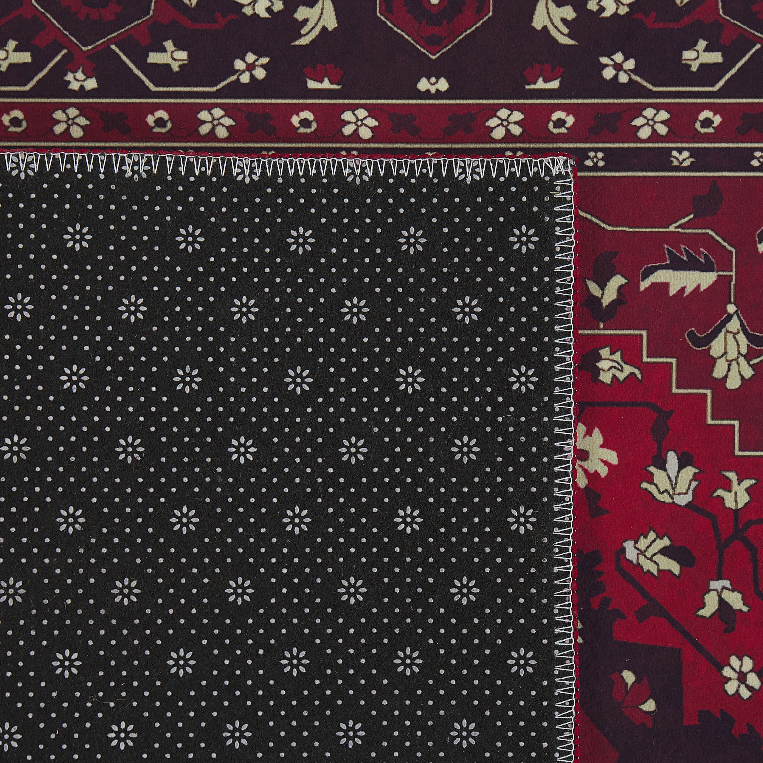 beliani-vadkadam-teppich-l-ufer-80x300-cm-rot-orientalisch image 3