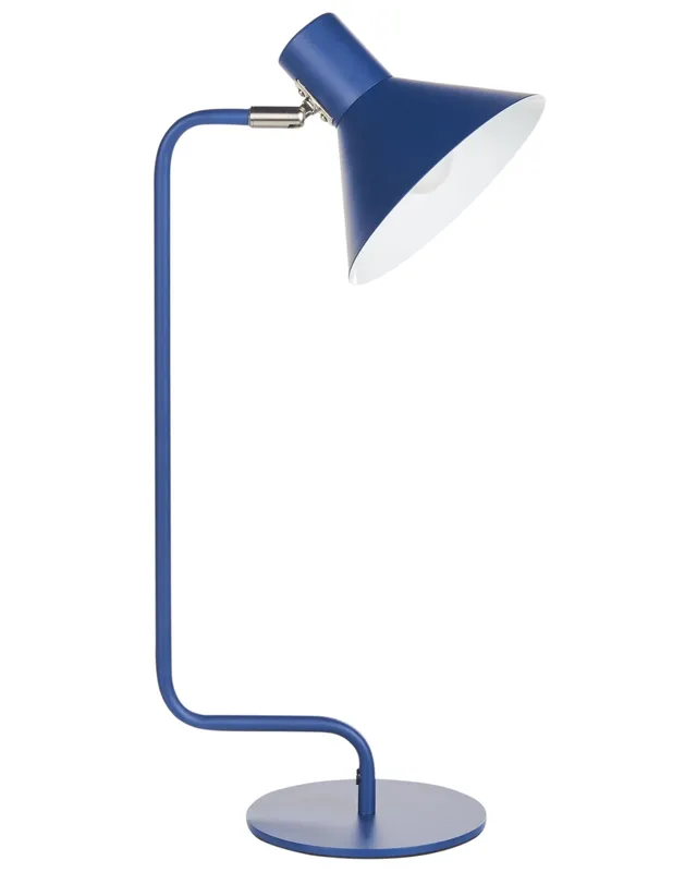 beliani-rimava-tischlampe-blau-verstellbar-matt image 1
