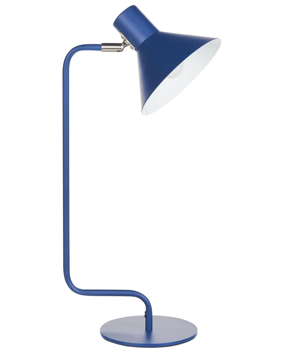 beliani-rimava-tischlampe-blau-verstellbar-matt image 1