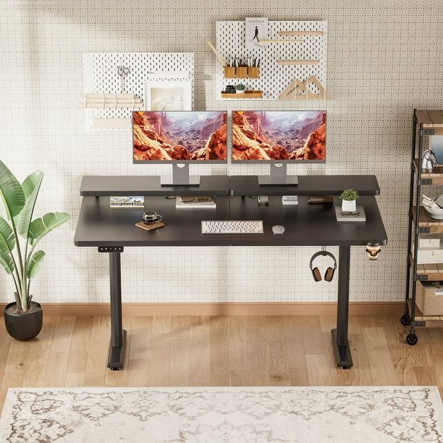 homall-standing-desk-schreibtisch-schwarz-55-zoll-elektrisch image 6