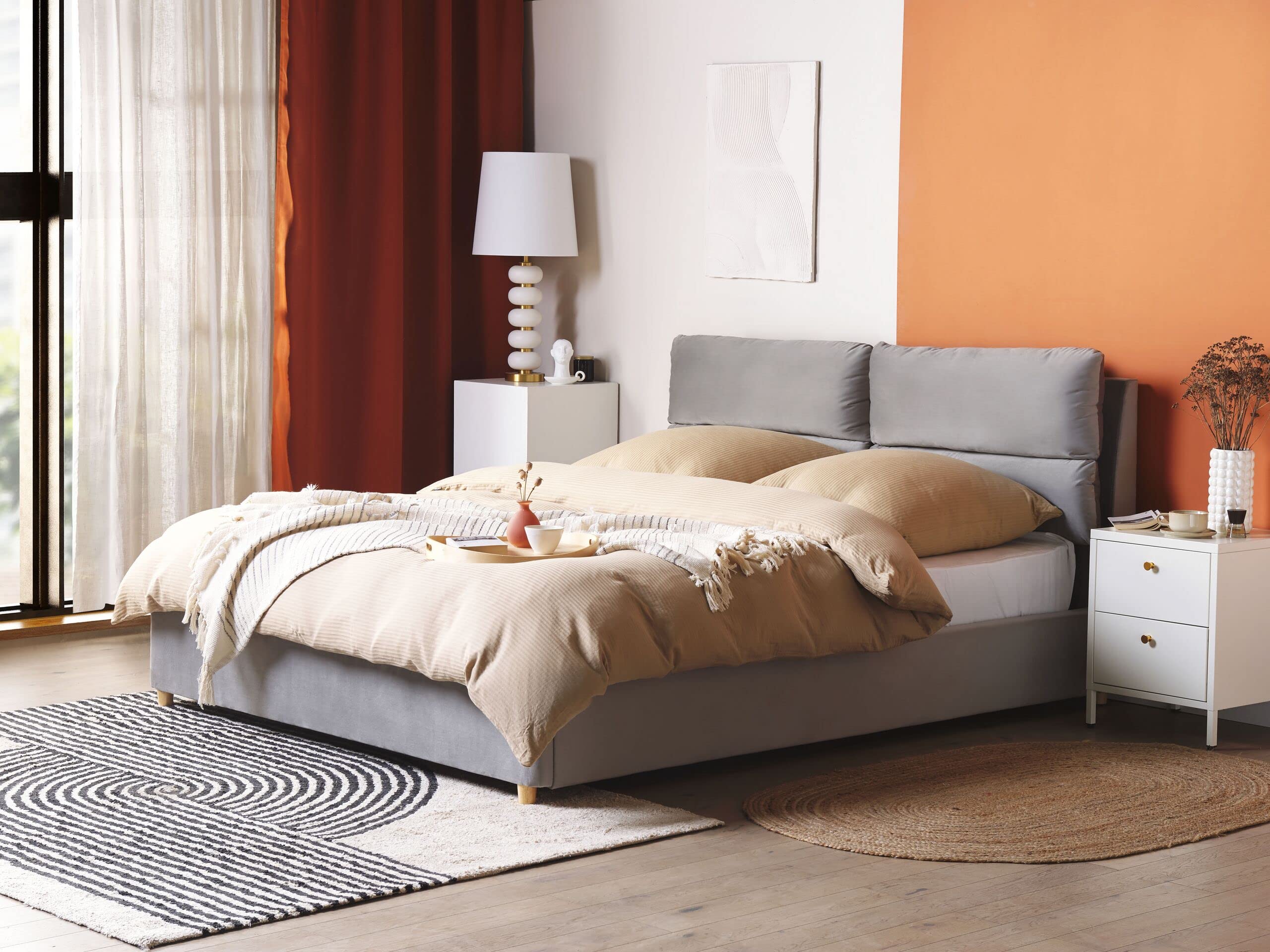 beliani-batilly-doppelbett-160x200-samt-hellgrau-bettkasten image 2