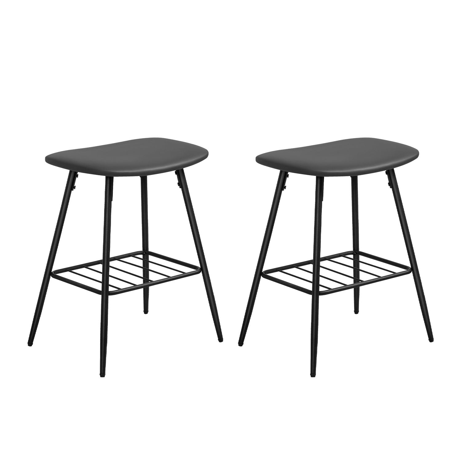 homall-bar-stool-barhocker-ohne-lehne-schwarz-2er-set-61cm image 8