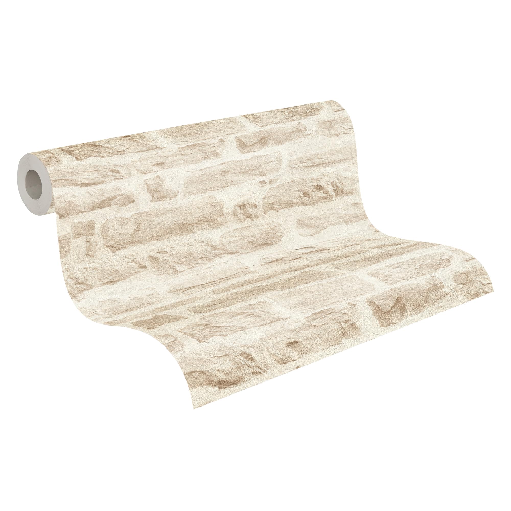 a-s-cr-ation-wood-n-stone-steintapete-beige-creme-355803 image 1