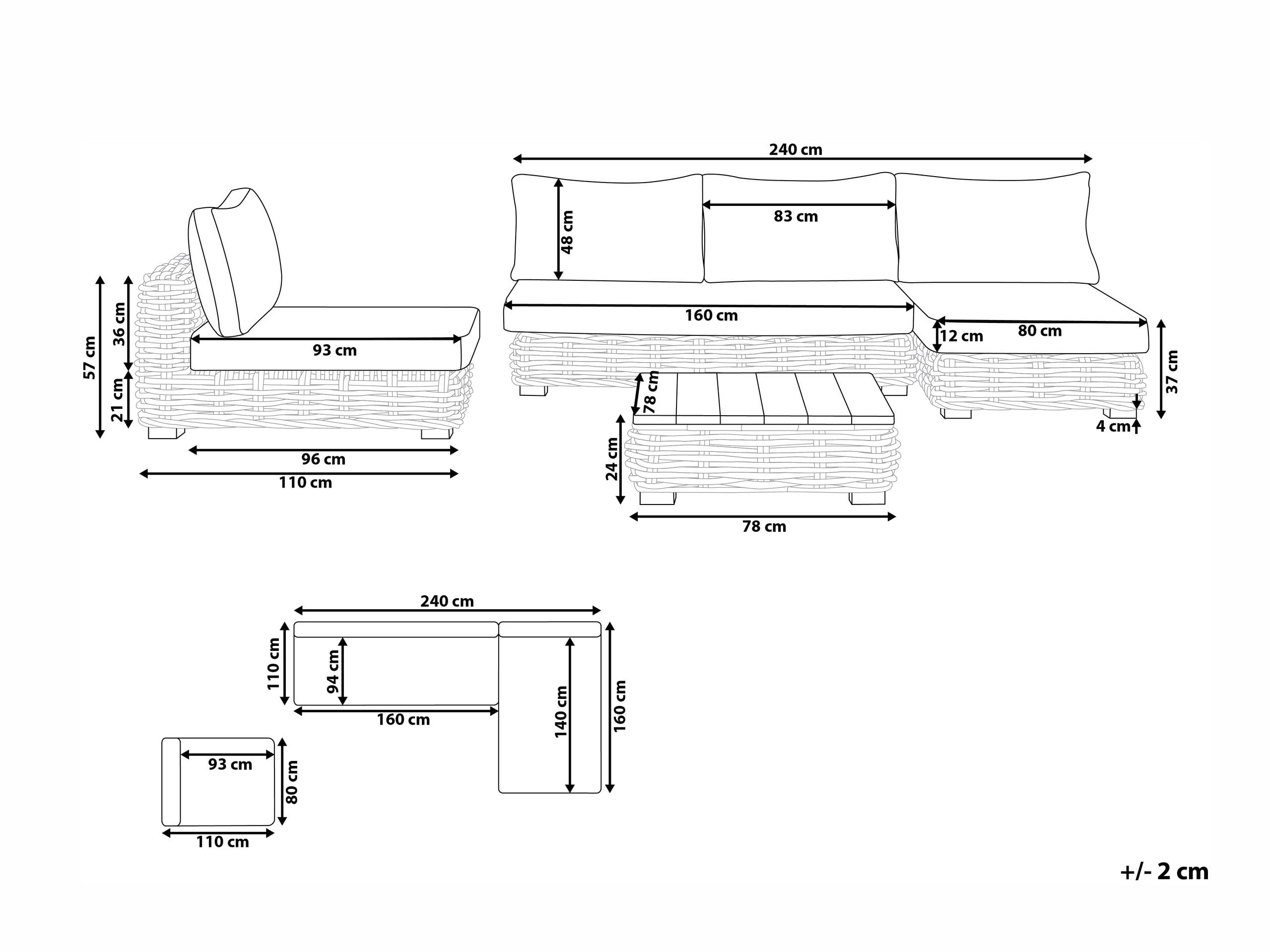 beliani-varallo-lounge-set-rattan-4-personen-cremewei-rechts image 3