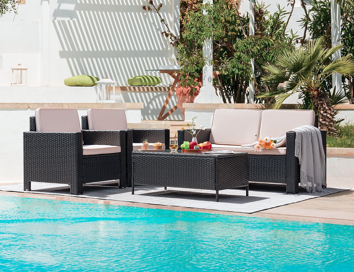 homall-patio-furniture-sitzgruppe-4-teilig-beige-rattan image 7