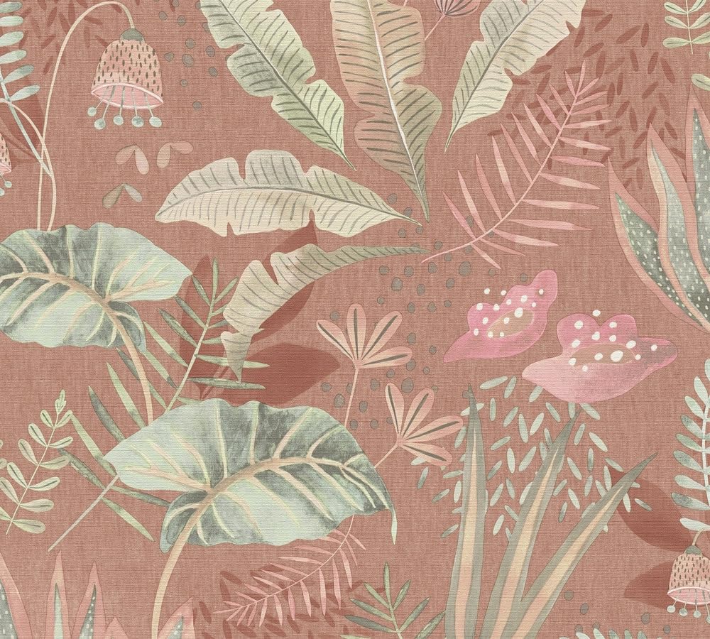 a-s-cr-ation-393482-vliestapete-floral-rot-orange-10m image 2