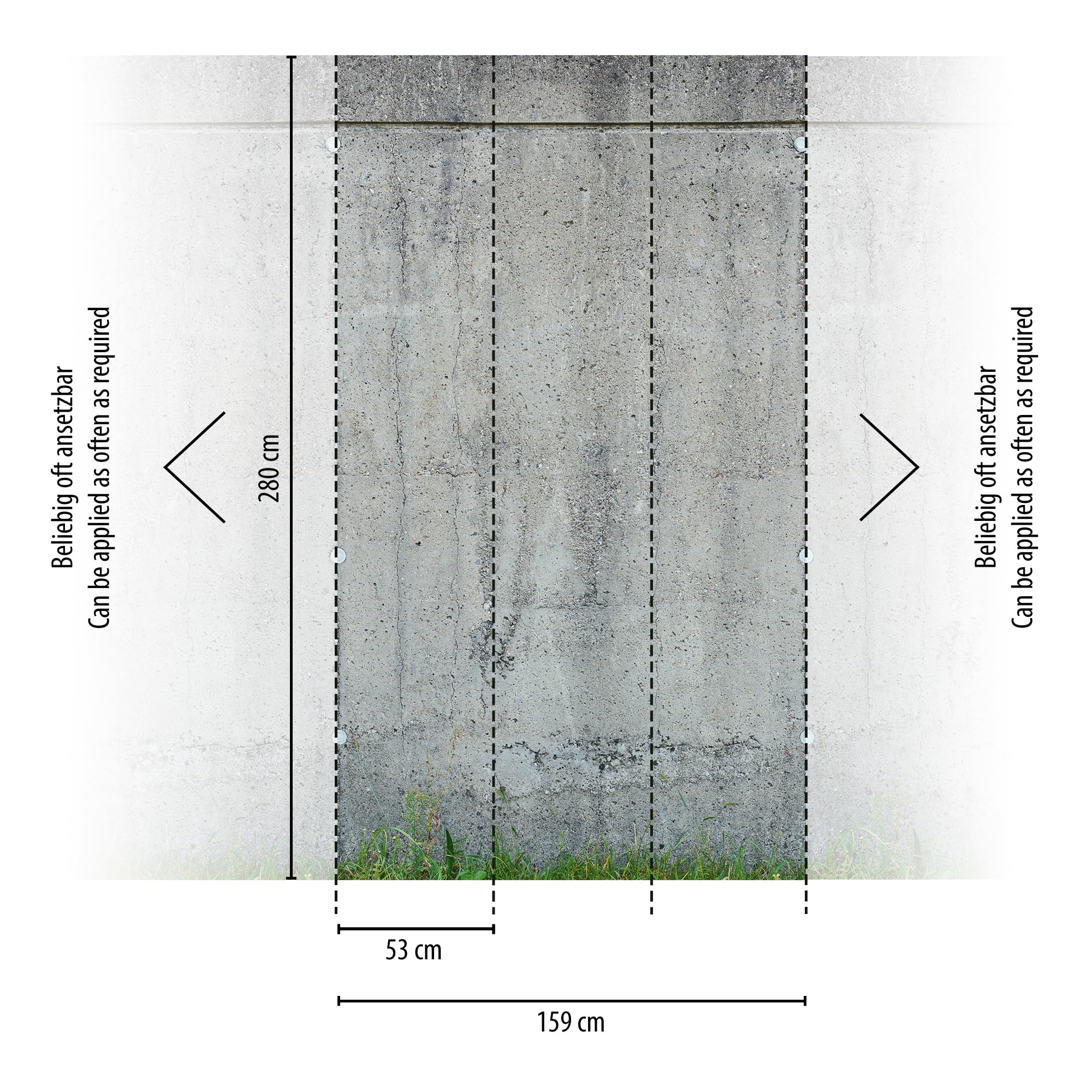 livingwalls-beton-fototapete-grau-2-80x1-59m-wandbild-xxl image 3