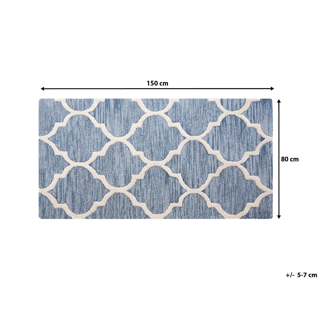 beliani-yalova-wollteppich-hellblau-80x150-cm image 7