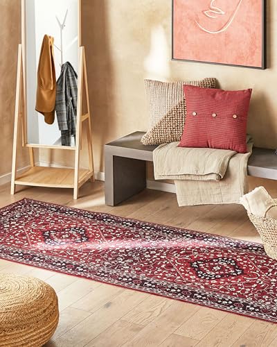 beliani-vadkadam-teppich-l-ufer-80x300-cm-rot-orientalisch image 6