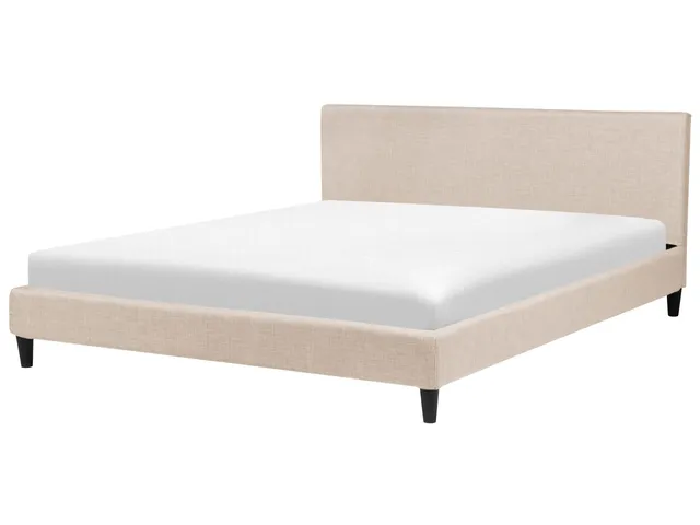 beliani-doppelbett-180x200-leinenoptik-beige-abnehmbar image 1