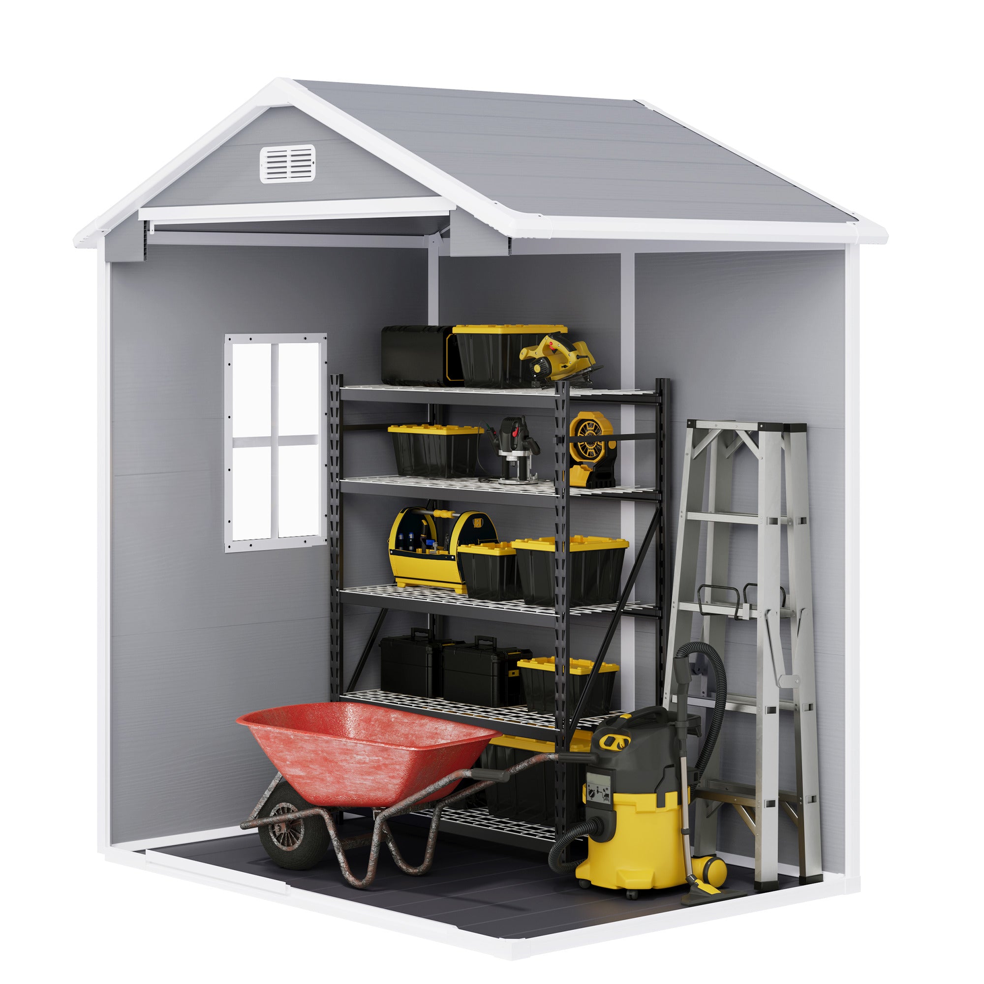 bealife-gartenschr-nke-cc70-ger-tehaus-grau-kunststoff-170x123cm image 4