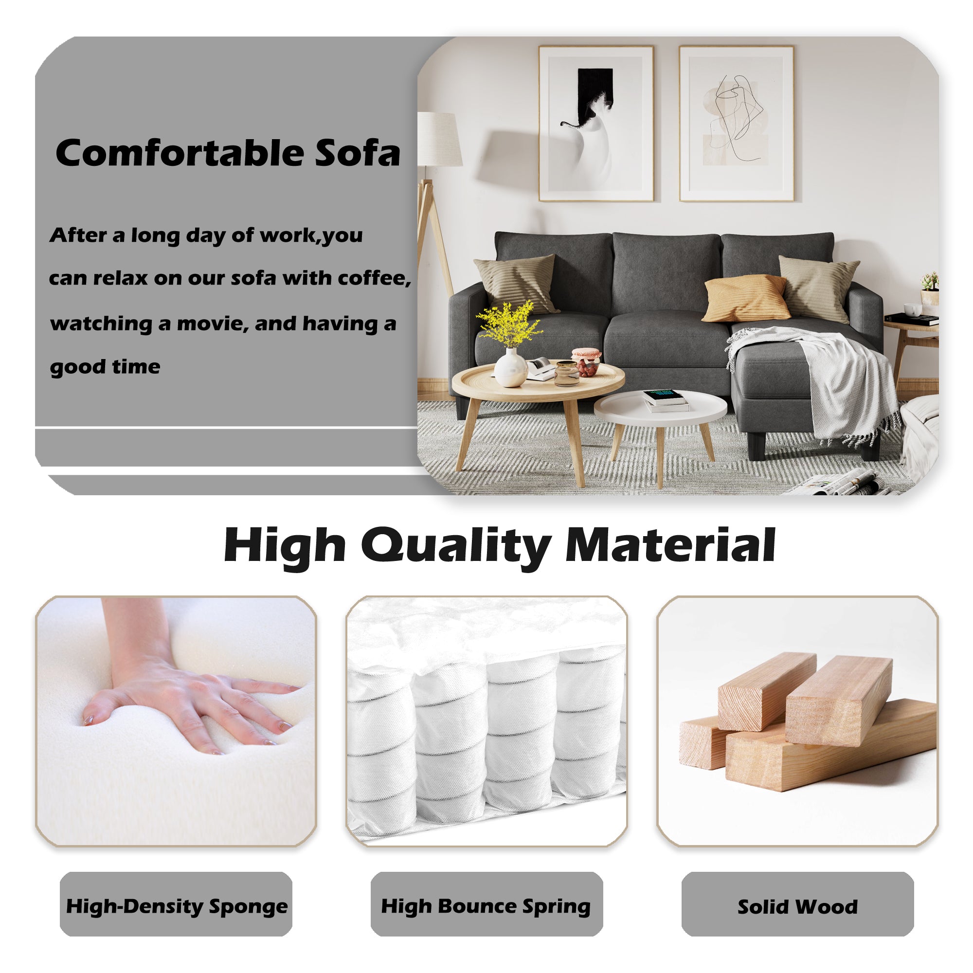 homall-sofa-ecksofa-l-form-leinencouch-grau image 8