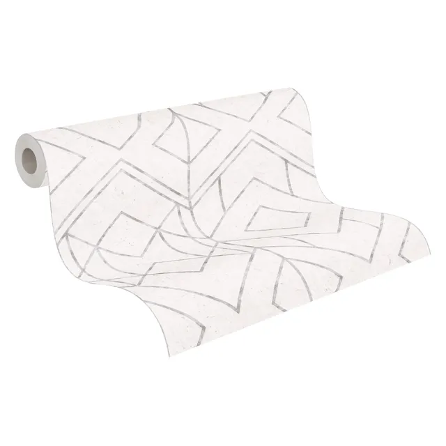 livingwalls-metropolitan-stories-ava-378691-grau-metallic-vlies image 1