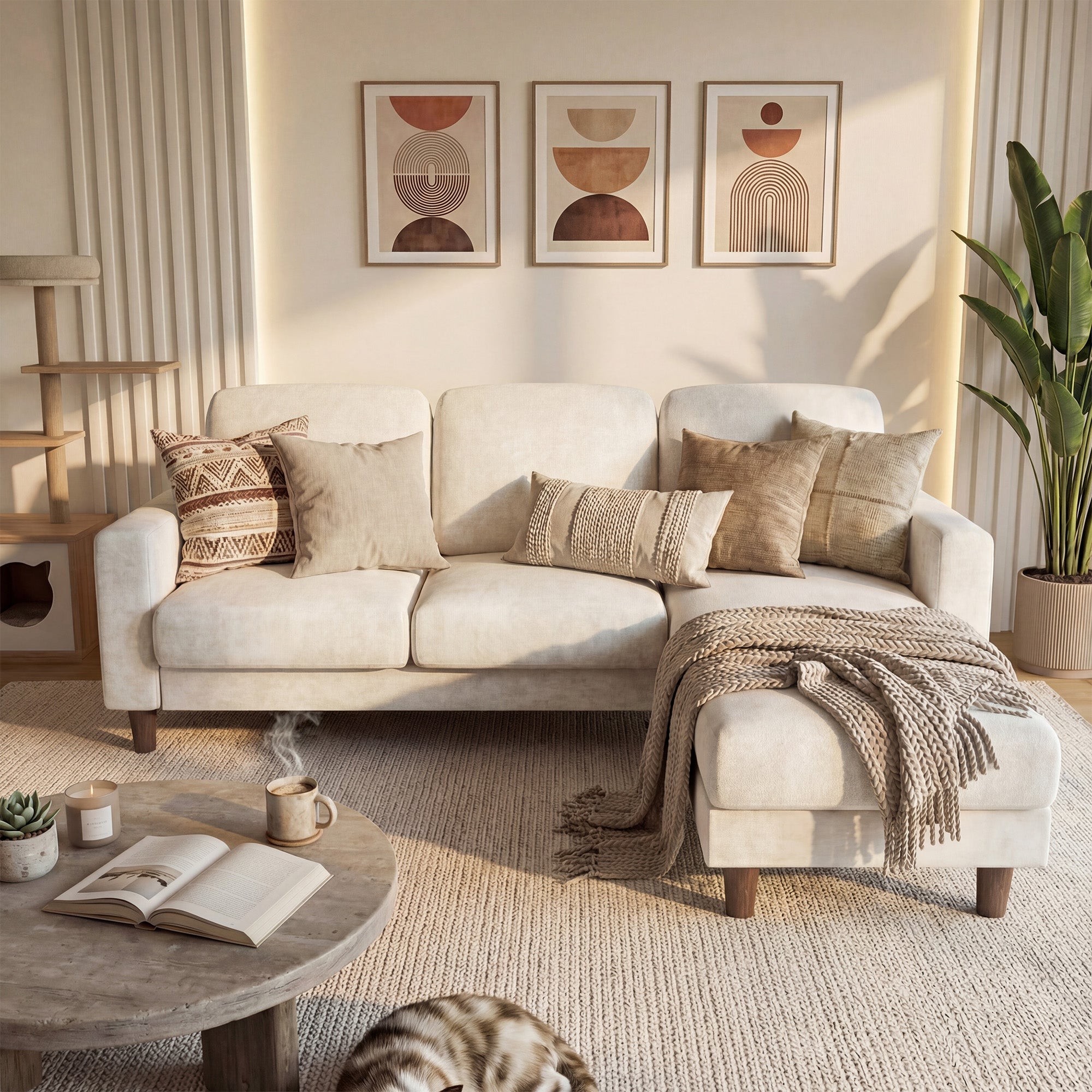 homall-sofa-cloud-sectional-3-sitzer-l-form-grau-cord-mit-hocker image 8