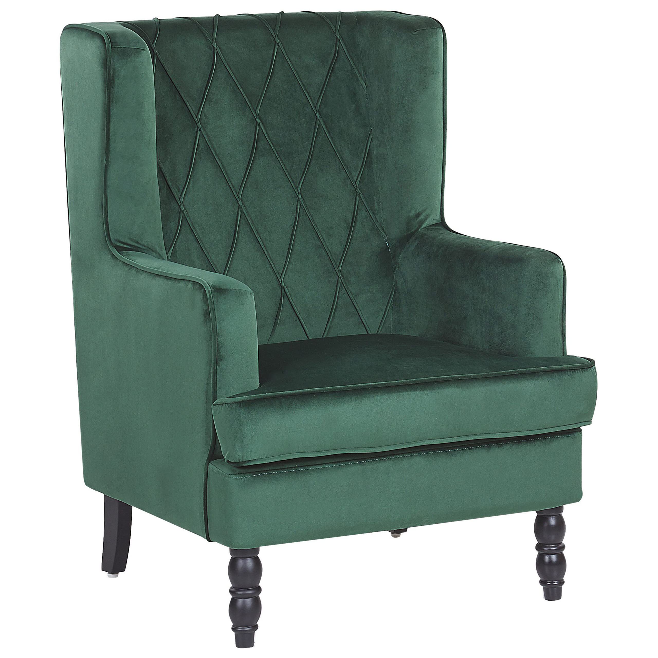 beliani-sandset-sessel-mit-hocker-samt-dunkelgr-n image 4