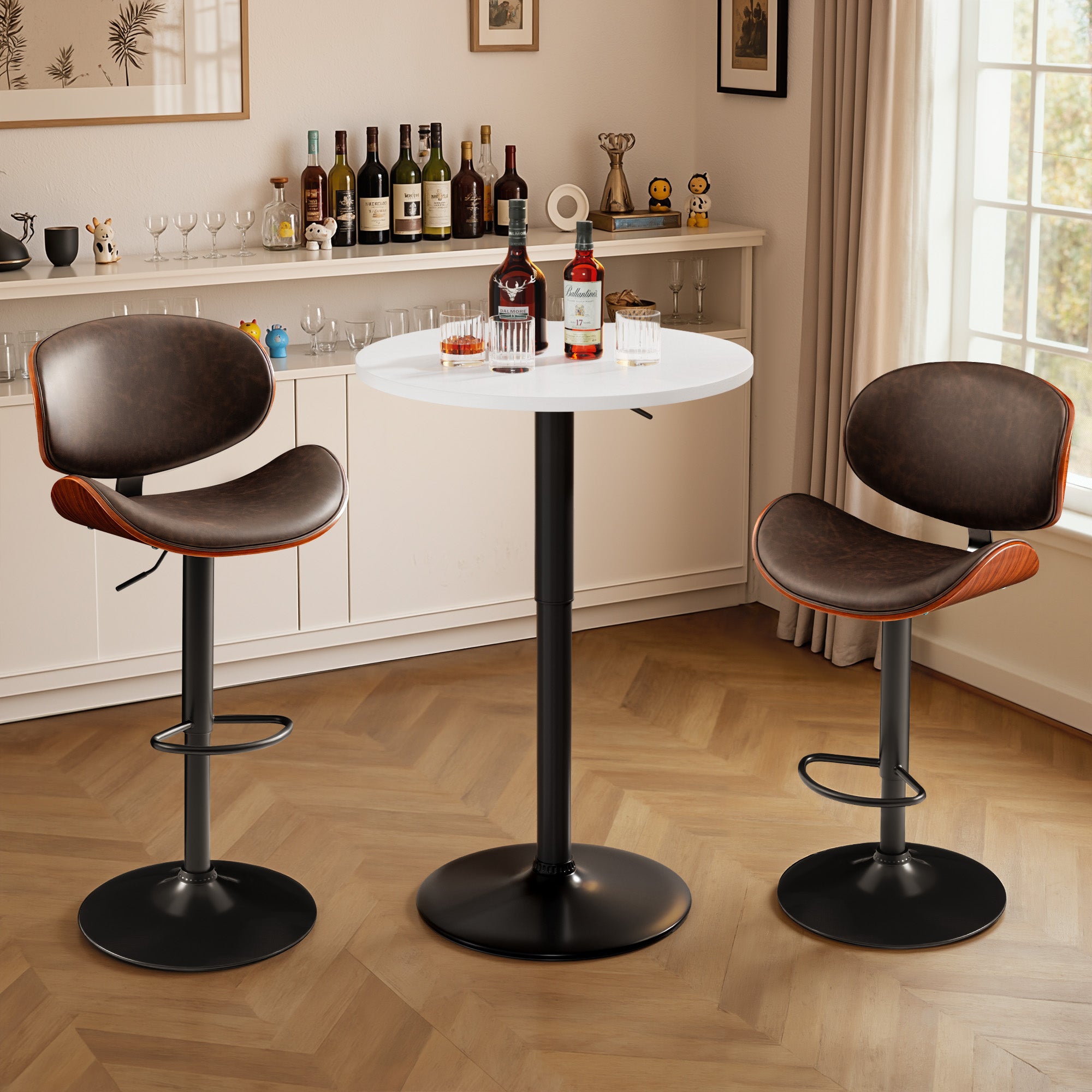 homall-bartisch-h-henverstellbar-rund-wei-silber image 6