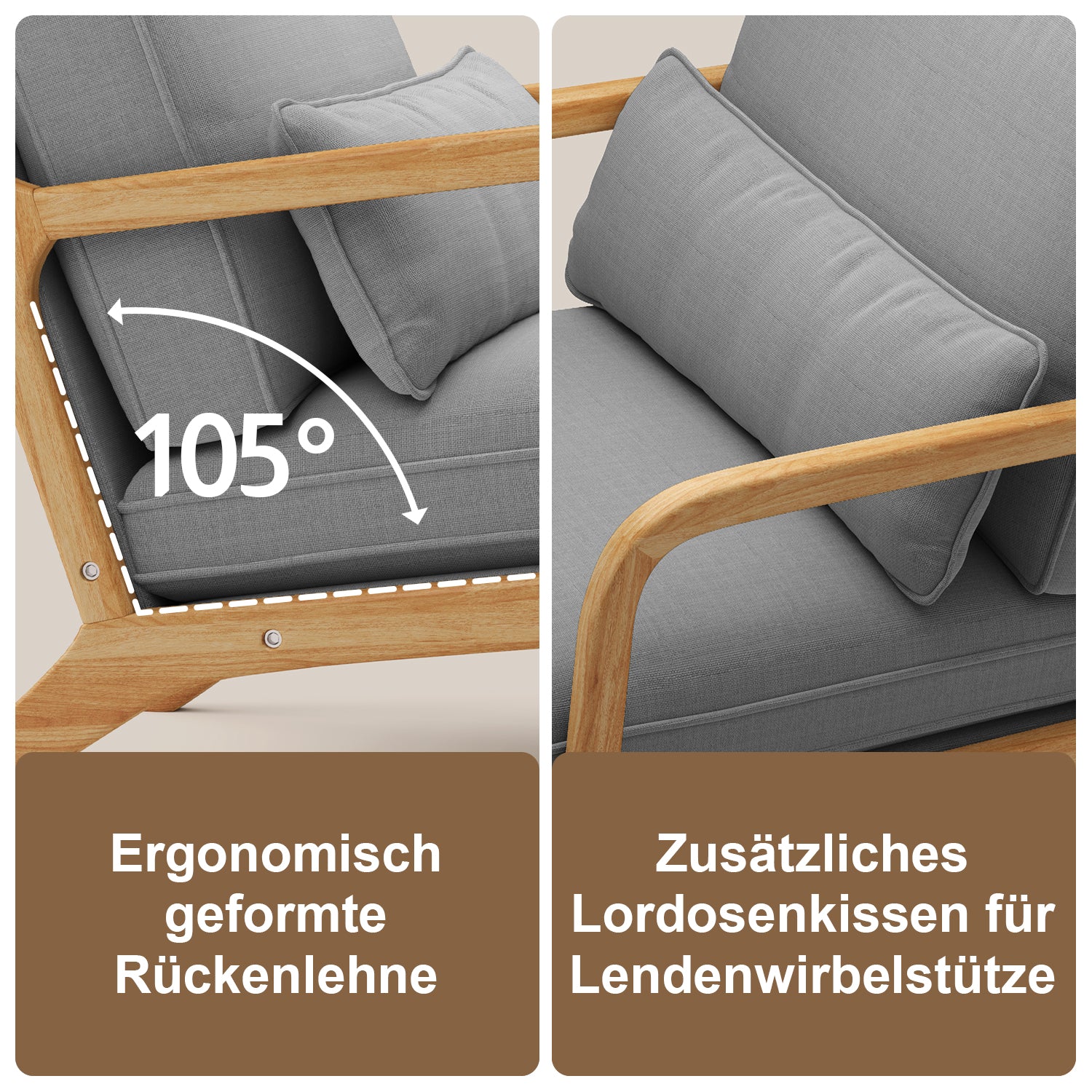 bealife-ar16-loungesessel-grau-holz-leinen-verstellbar image 4