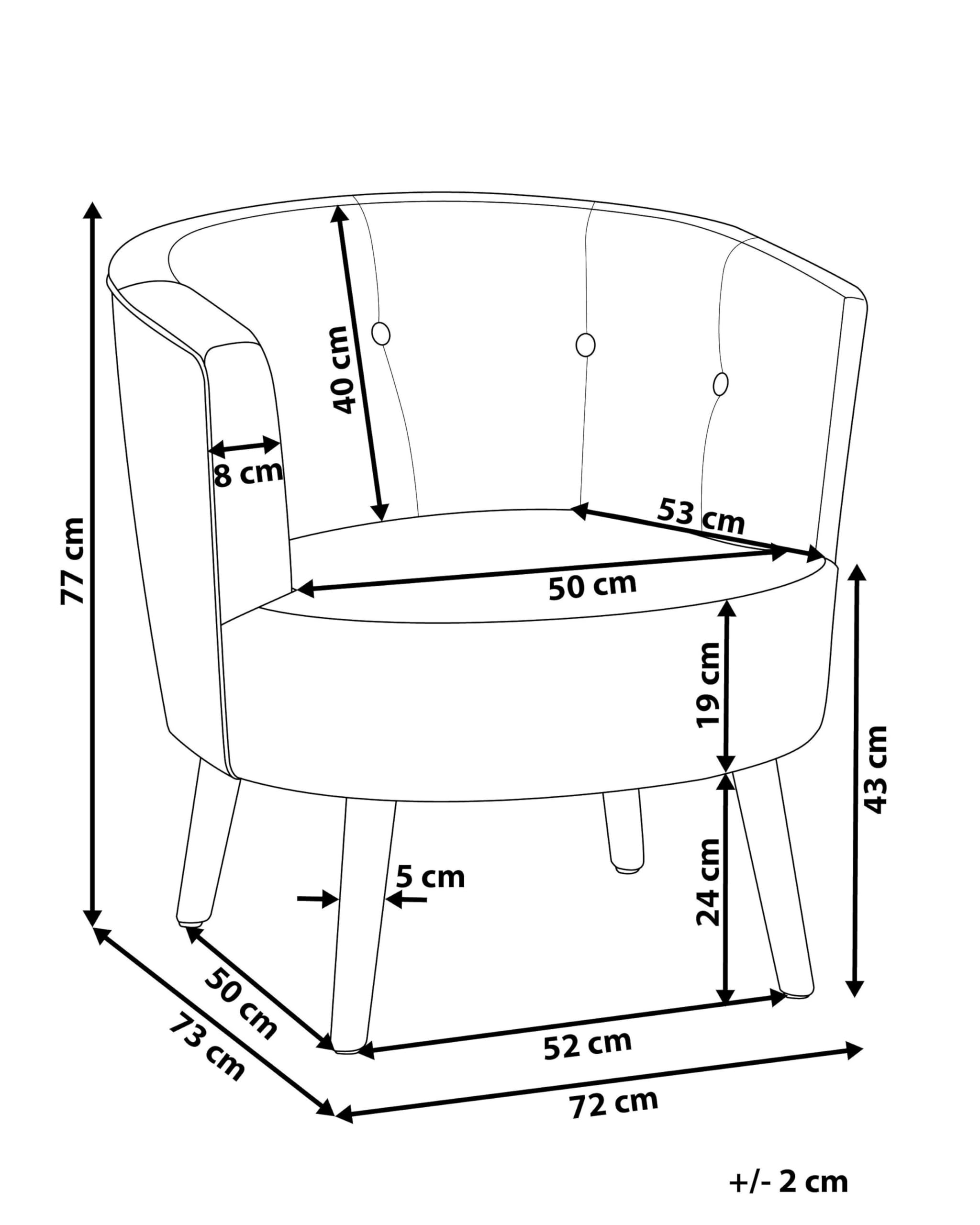 beliani-odenzen-sessel-cremewei-stoff-mit-armlehnen image 3