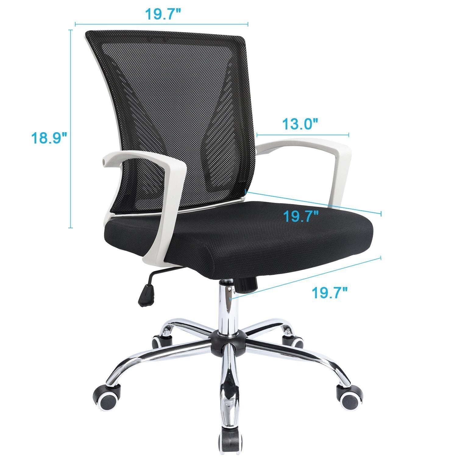 homall-office-mesh-chair-b-rostuhl-netz-gepolstert-drehbar image 4