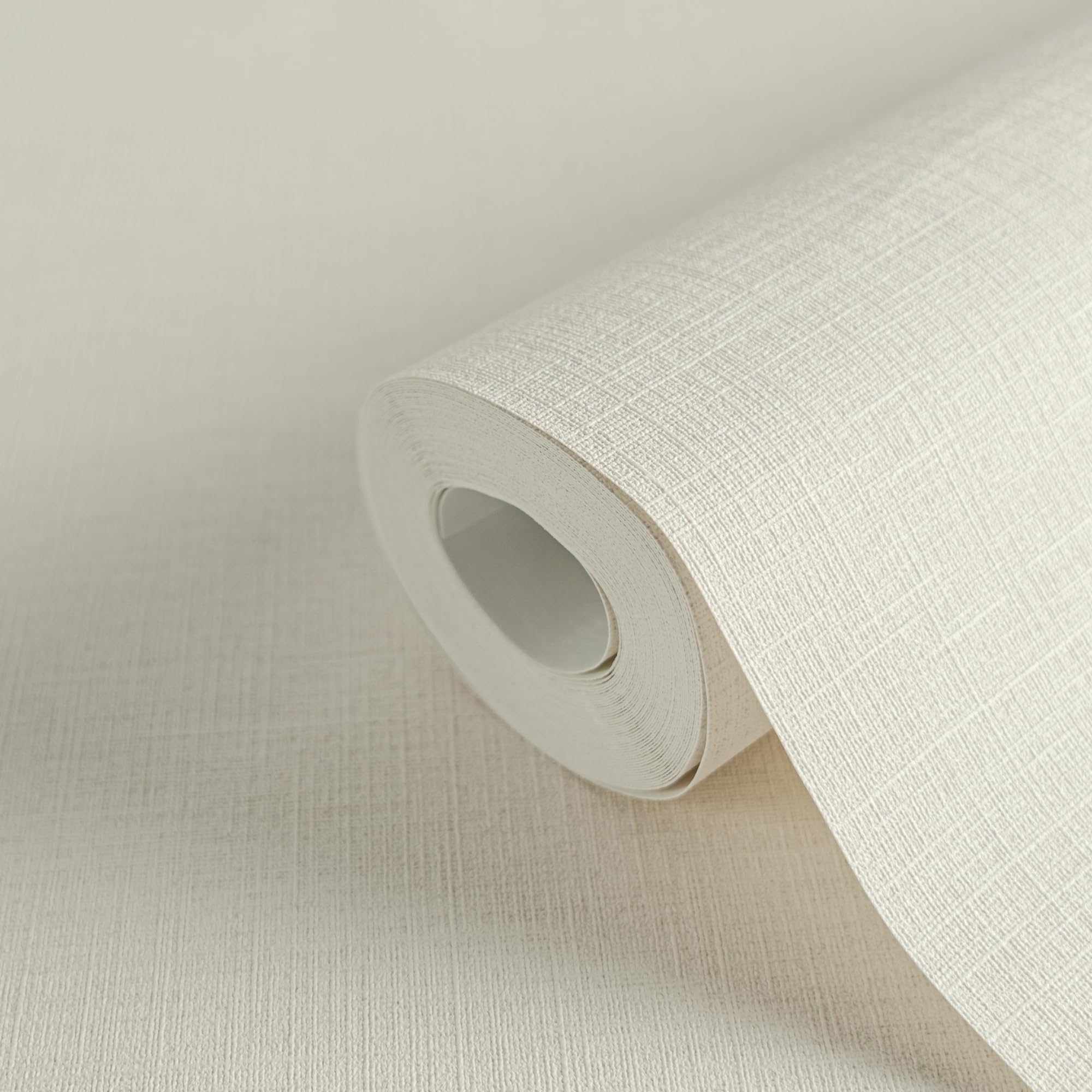 a-s-cr-ation-306881-vliestapete-creme-uni-textilstruktur image 2